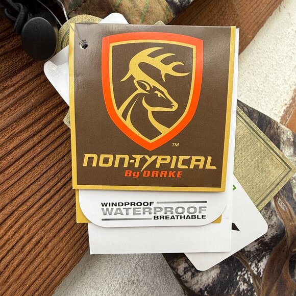 DRAKE Non-Typical Ultralight Waterproof Shell Pants Agion Active Mossy Oak Sz M - Picture 12 of 16